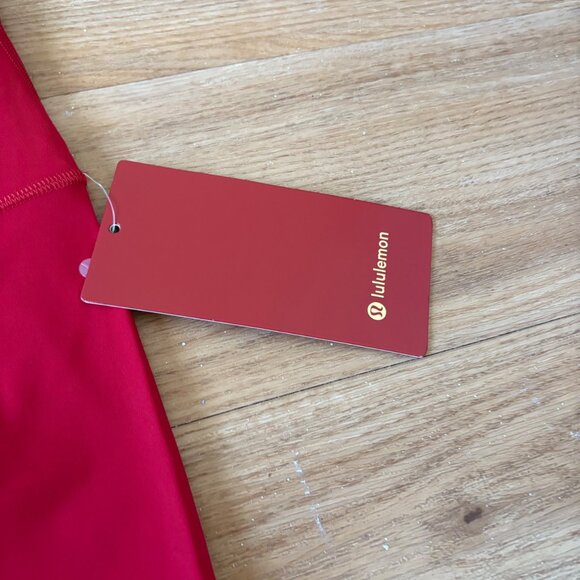 Lululemon Athletic Wunder Under HR Tight Yoga Pants 25” Dark Red NWT Sz 6 - Picture 9 of 9